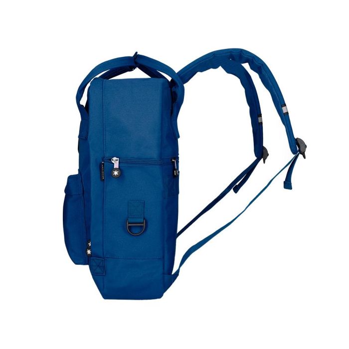 Cartera Antartik Mochila 2 Asas Y Bolsillos Exteriores Azul 300x115X390 mm 7