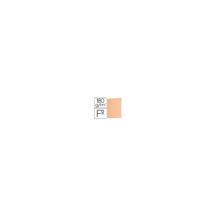 Subcarpeta Liderpapel Folio Naranja Pastel 180 gr-M2 50 unidades 1