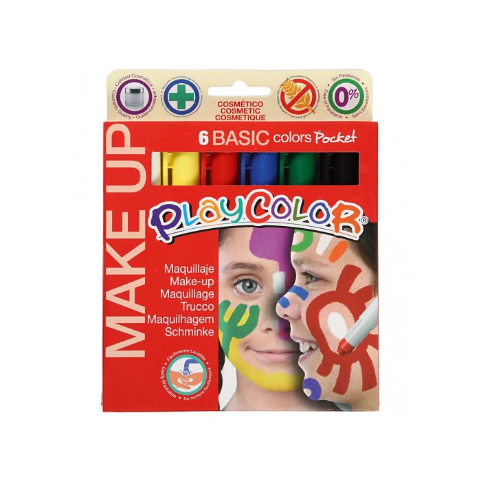 Playcolor maquillaje en barra make up basic pocket estuche de 6 c/surtidos 1