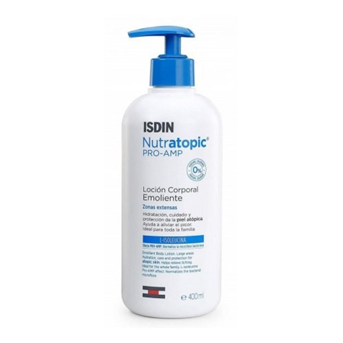 Isdin Nutratopic locion corporal emoliente zonas extensas piel atopica 400 ml