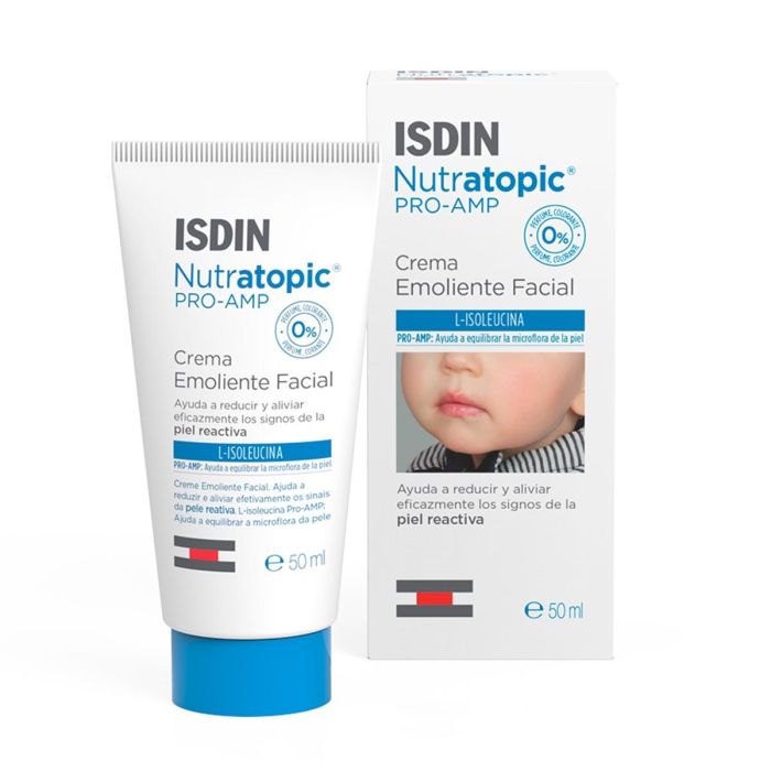 Isdin Nutra-topic pro amp crema facial emoliente niños l-isoleucina 50 ml