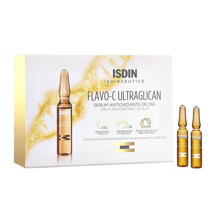 Isdin Flavo-c ultraglican serum de dia anti-oxidante 10un