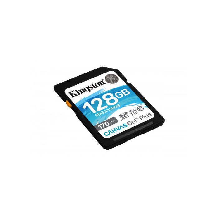 Kingston Technology Canvas Go! Plus memoria flash 128 GB SD Clase 10 UHS-I 1