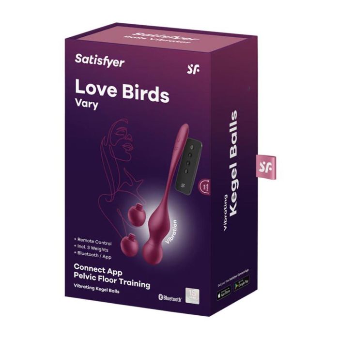 Satisfyer Love birds vary vibrador rojo