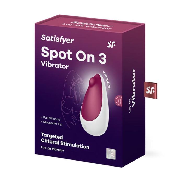 Satisfyer Spot on 3 vibrador rojo