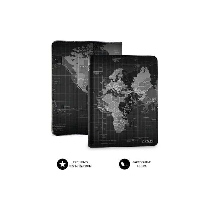 Funda para Tablet Subblim TRENDY CASE WORLD MAP 10.1" 2