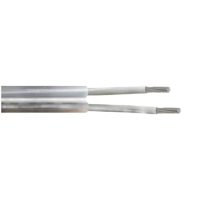 Koala Components Manguera Plana 2 x 0,75 mm² Transparente Euro/m Cable Plano PVC