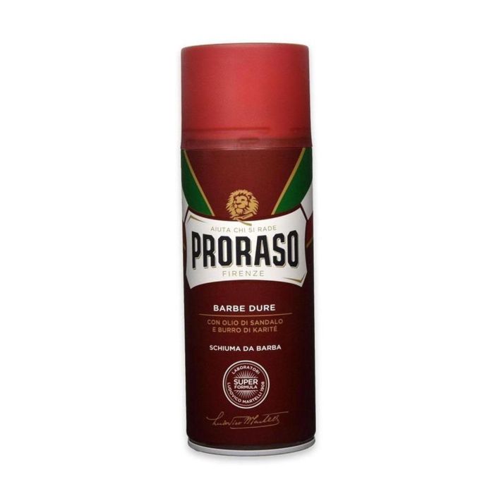 Proraso Barba dura espuma de afeitar sandalo y karite 400 ml