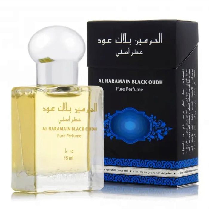 Al Haramain Black oudh perfume puro 15 ml