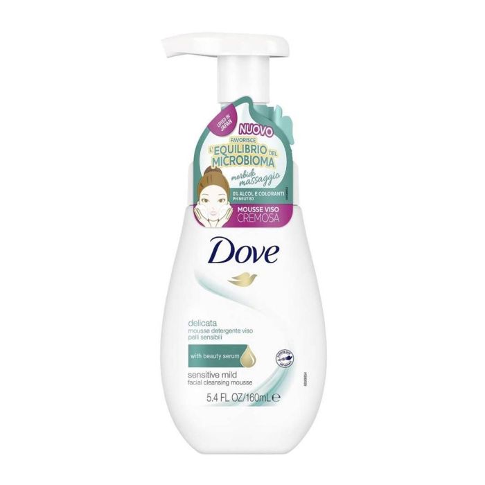 Dove Delicata espuma facial limpiadora piel sensible 160 ml