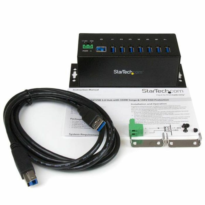 Hub USB Startech ST7300USBME Negro 1