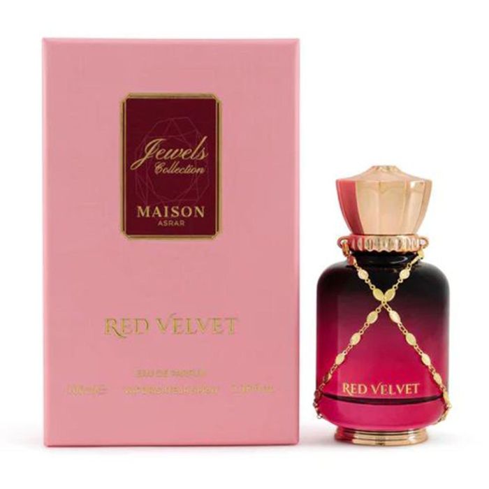 Maison Asrar Jewels collection red velvet eau de parfum 100 ml vaporizador