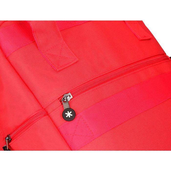 Cartera Antartik Mochila 2 Asas Y Bolsillos Exteriores Rojo 300x115X390 mm 1