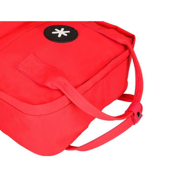 Cartera Antartik Mochila 2 Asas Y Bolsillos Exteriores Rojo 300x115X390 mm 9