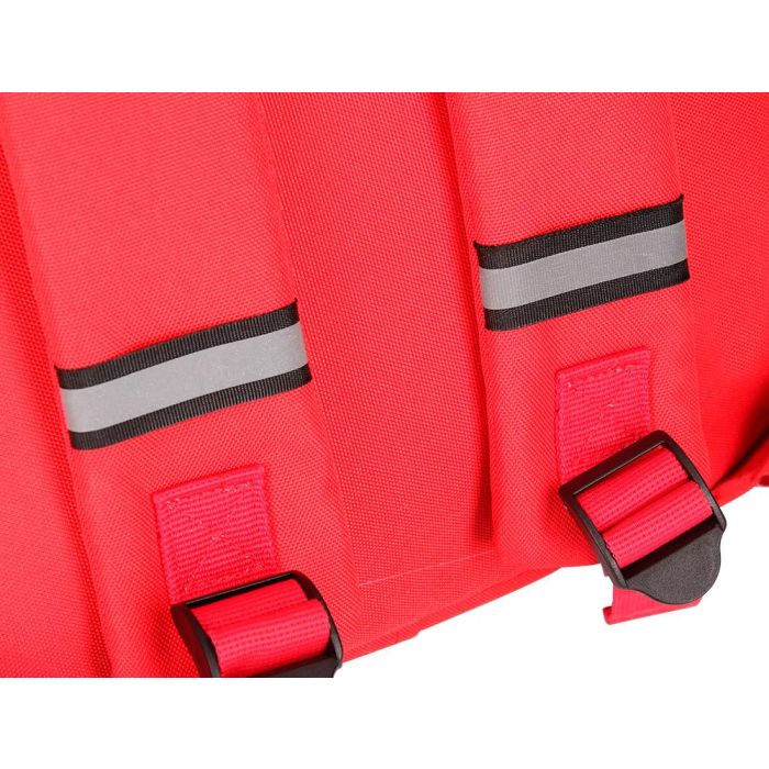 Cartera Antartik Mochila 2 Asas Y Bolsillos Exteriores Rojo 300x115X390 mm 10