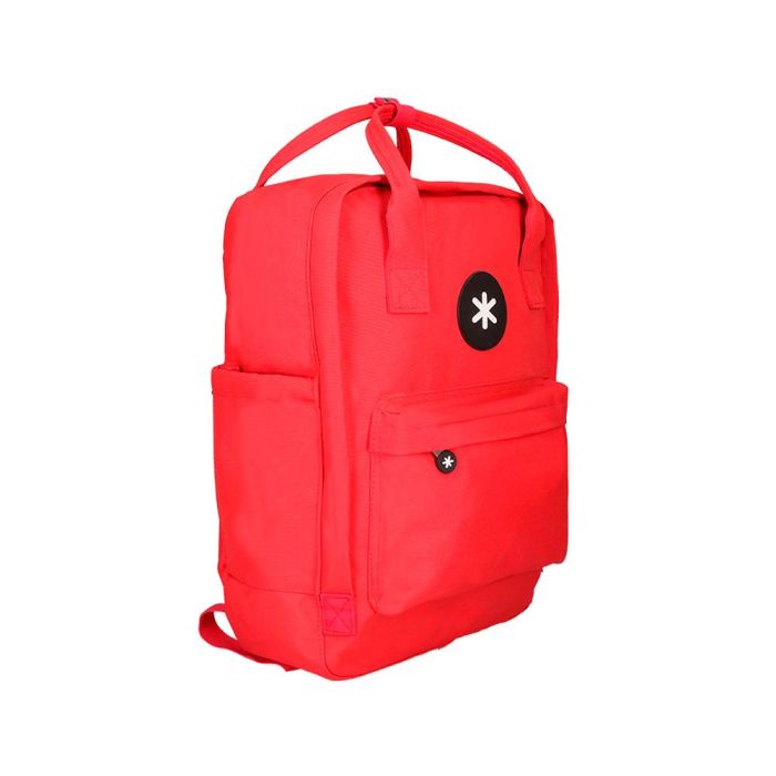 Cartera Antartik Mochila 2 Asas Y Bolsillos Exteriores Rojo 300x115X390 mm 1