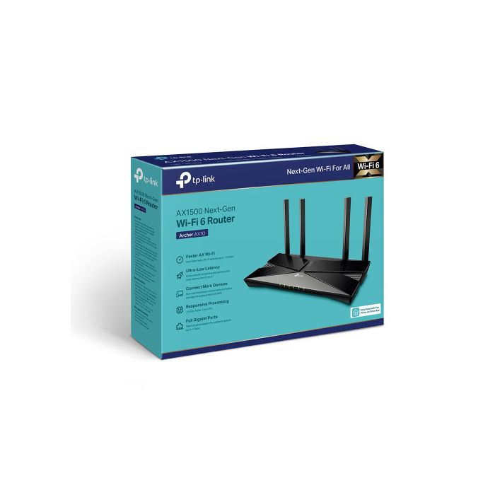 Router TP-Link ARCHERAX10 1500 Mbit/s Wi-Fi 6