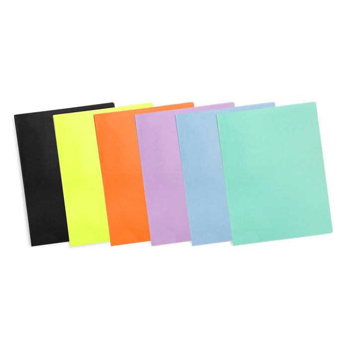 Carpeta Liderpapel Escaparate 10 Fundas Polipropileno Din A4 Naranja Fluor Opaco 4