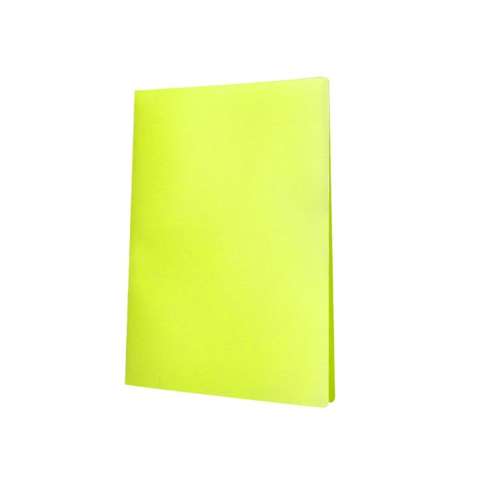 Carpeta Liderpapel Escaparate 20 Fundas Polipropileno Din A4 Amarillo Fluor Opaco 1