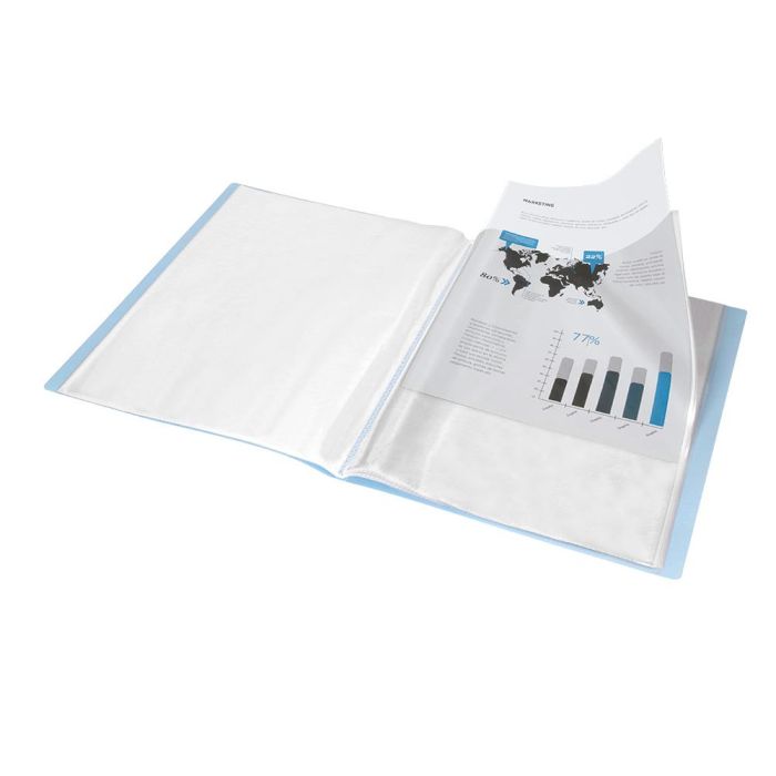 Carpeta Liderpapel Escaparate 30 Fundas Polipropileno Din A4 Celeste Opaco 6 Carpeta Liderpapel Escaparate 30 Fundas Polipropileno Din A4 Celeste Opaco 6