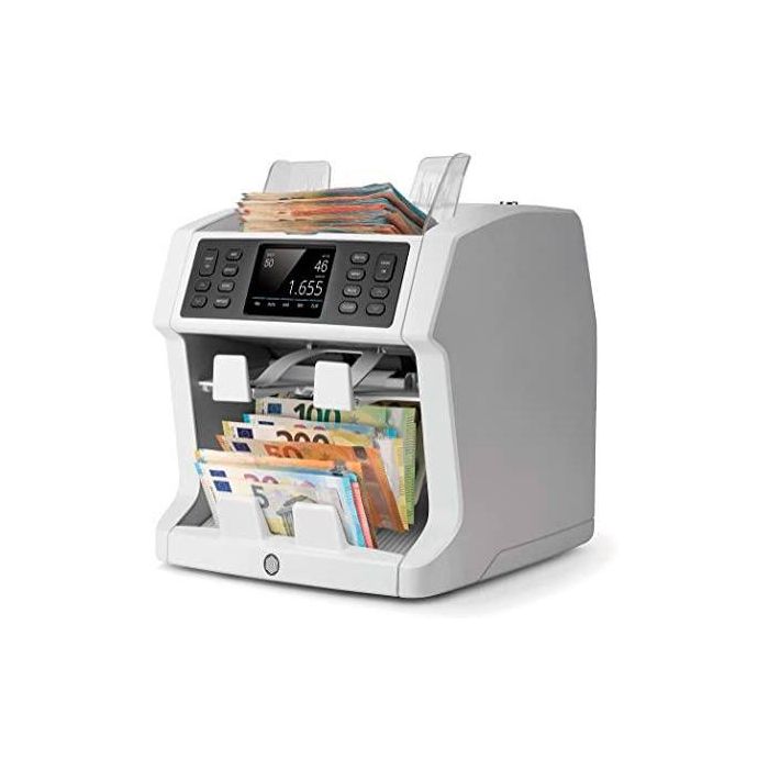 Safescan 2985-Sx Contadora de Billetes con Detección de Falsos, 14 Divisas, 1200 Billetes/min