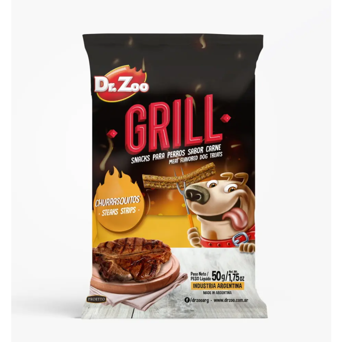 Dr Zoo Perro Grill Churrasquito 12x50 gr