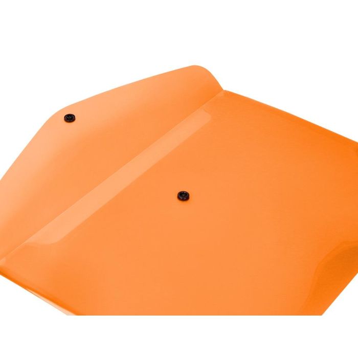 Carpeta Liderpapel Dossier Broche Polipropileno Din A4 Naranja Fluor Opaco 50 Hojas 1