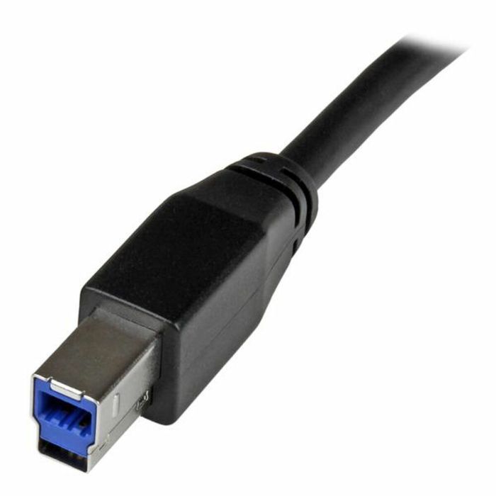 Cable USB A a USB B Startech USB3SAB5M Negro 1