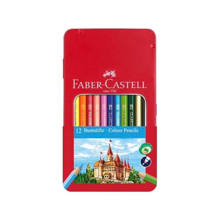 Lápices de colores Faber-Castell 115801 Rojo