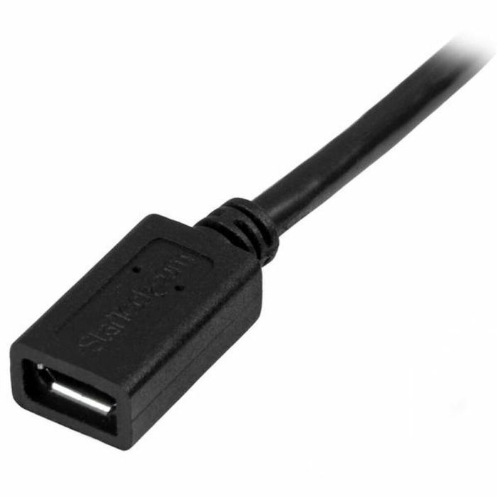 Cable Micro USB Startech USBUBEXT50CM         Negro 2