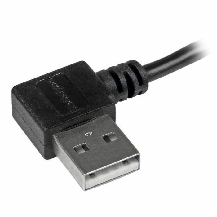 Cable USB a Micro USB Startech USB2AUB2RA1M         Negro 2