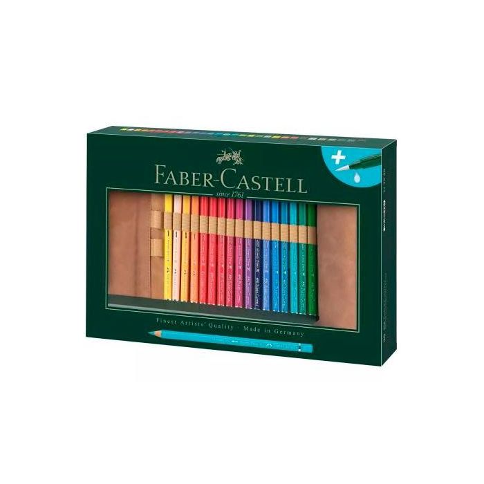 Faber castell lápices de colores albrecht dürer estuche enrrollable de 30 c/surtidos