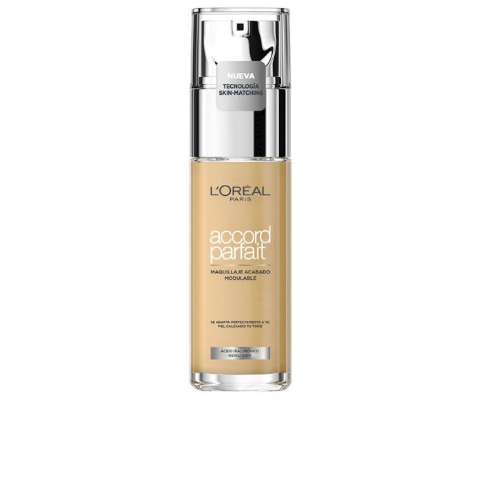 Base de Maquillaje Fluida Accord Parfait L'Oreal Make Up (30 ml) (30 ml) 2D/2W-golden almond 30 ml