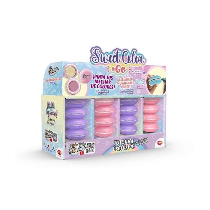 Shinetastic Sweet Color & Go Pinta tus Mechas de Colores! Elige El Macaron Que Prefieras YLlevatelo A Cualquier Parte. - Modelos surtidos 1