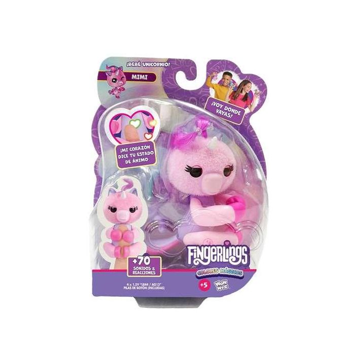 Figura Fingerlings Con 70 Sonidos y Reacciones Colores Mágicos. Haz Cualquier Pregunta. Adivinan El Futuro!13 cm - Modelos surtidos 1