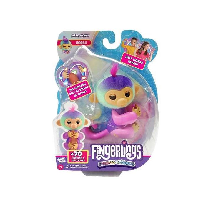 Figura Fingerlings Con 70 Sonidos y Reacciones Colores Mágicos. Haz Cualquier Pregunta. Adivinan El Futuro!13 cm - Modelos surtidos 6