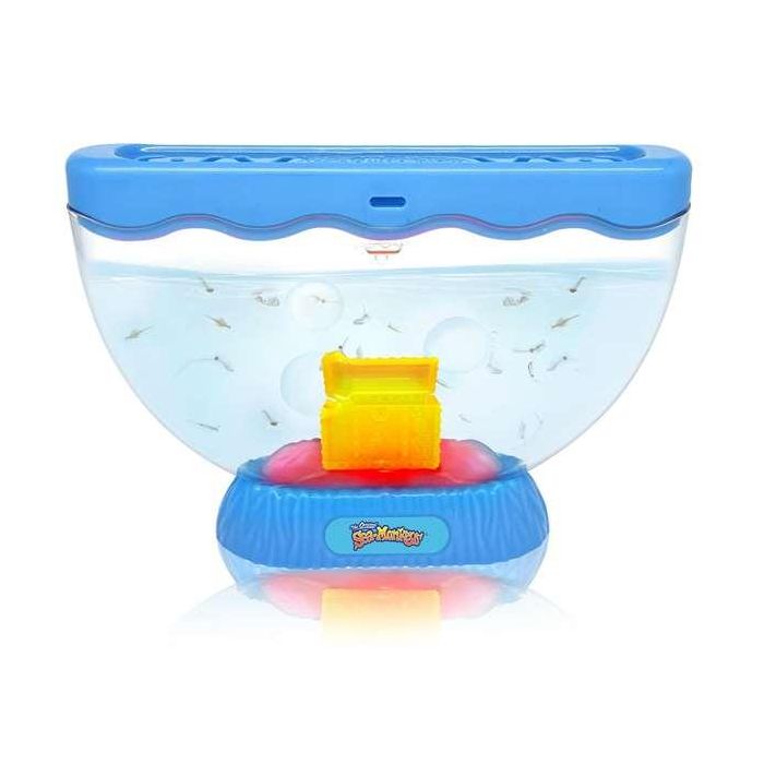 Sea Monkeys Ocean Zoo Cofre Del Tesoro Con Luz Exp 12 Piezs. Son Placton Y Micro Crustáceos.Incluye Huevos De Vida Instantanea Comida Cuchara E Instrucciones. 2