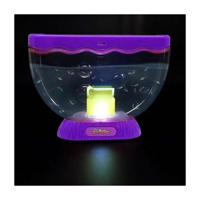 Sea Monkeys Ocean Zoo Cofre Del Tesoro Con Luz Exp 12 Piezs. Son Placton Y Micro Crustáceos.Incluye Huevos De Vida Instantanea Comida Cuchara E Instrucciones. 5