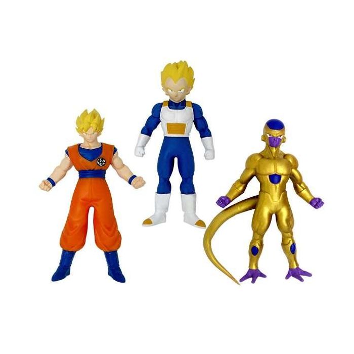 Figura Estirable Monsterflex Dragon Ball Pack De 3.Estruja, retuerce y estira tus personajes de Dragon Ball. 25x16x4 cm - Modelos surtidos 2