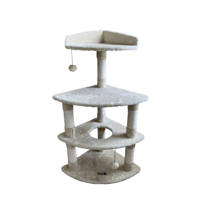 Freedog Rascador Kule para Gatos 45 x 45 x 110 cm Beige