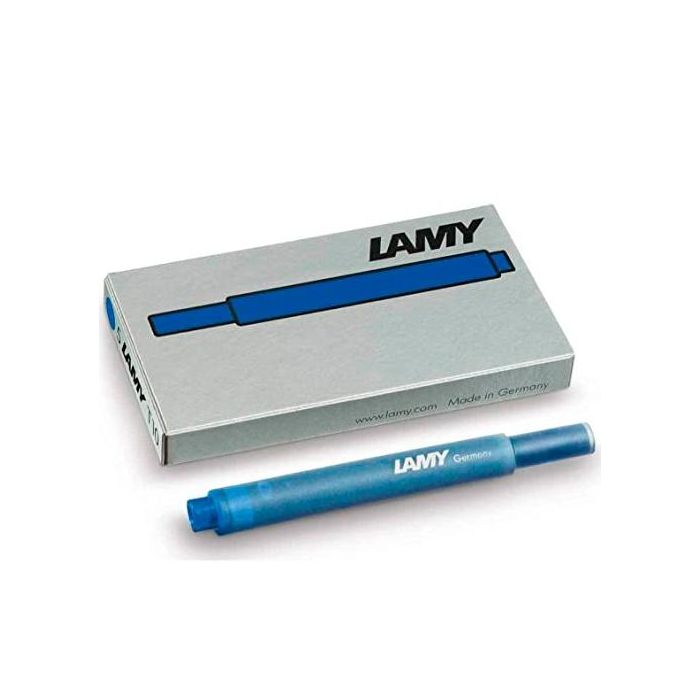 Lamy Cartucho 10 Blue Recambio 825 Para Pluma Tinta Azul Caja 5 Unidades