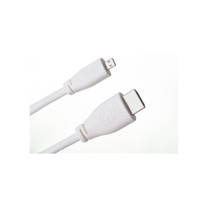 Raspberry Pi T7689AX cable HDMI 1 m HDMI tipo A (Estándar) HDMI tipo D (Micro) Blanco 1