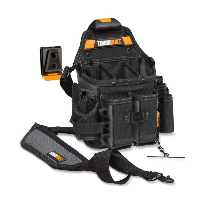 Bolso portaherramientas oficial electricista + correa hombro tb-ct-114 toughbuilt Bolso portaherramientas oficial electricista + correa hombro tb-ct-114 toughbuilt