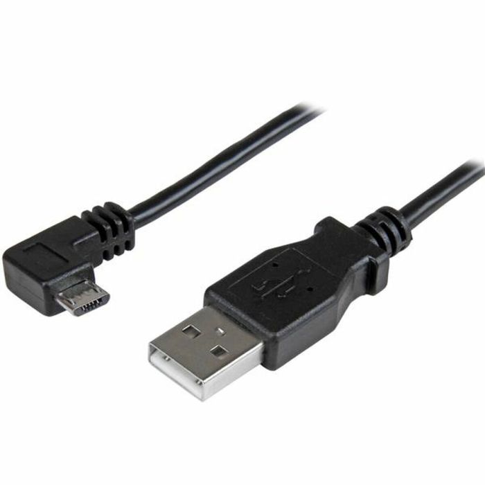 Cable USB a micro USB Startech USBAUB2MRA Negro