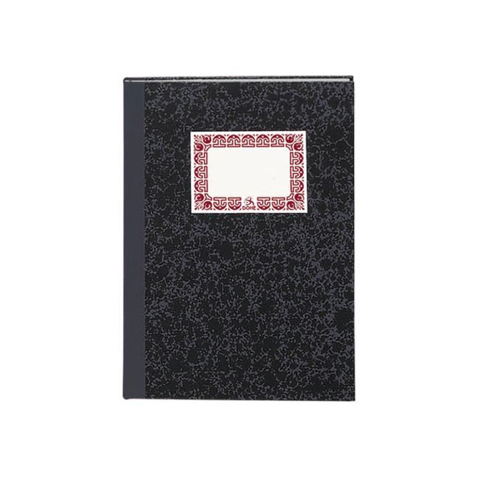 Cuaderno Cartoné Contabilidad Cuadrícula Gris Oscuro Folio Natural 100 Hojas Dohe 09956