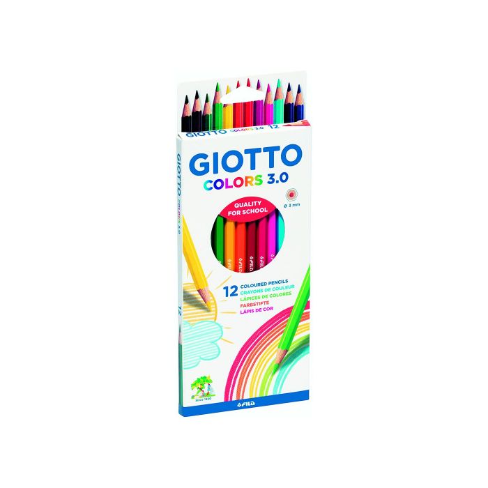 Giotto Lápices de colores colors 3.0 estuche de 12