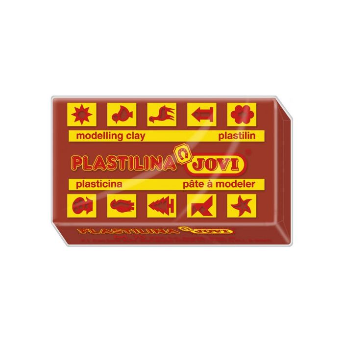 Plastilina Jovi Marrón 50 g (30 piezas)