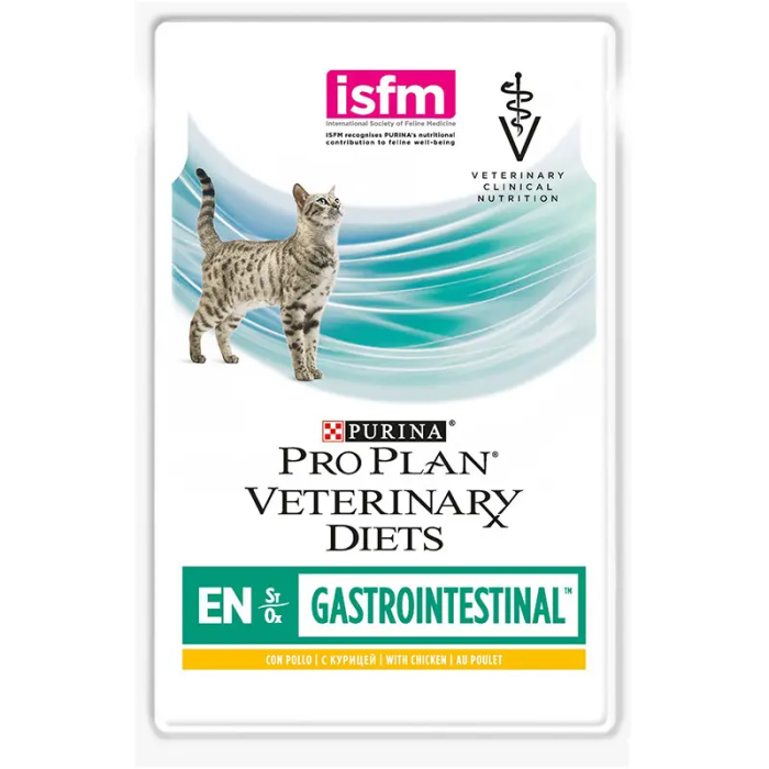 Purina Pro Plan Vet Feline En Gastrointestinal Caja Pouch 10x85 gr