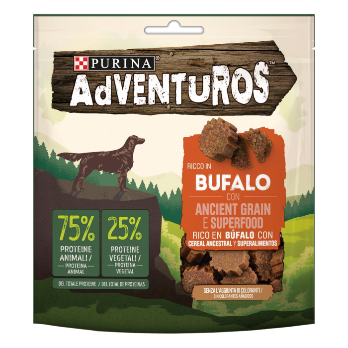 Adventuros Canine Buffalo Ancient Grain 6x120 gr