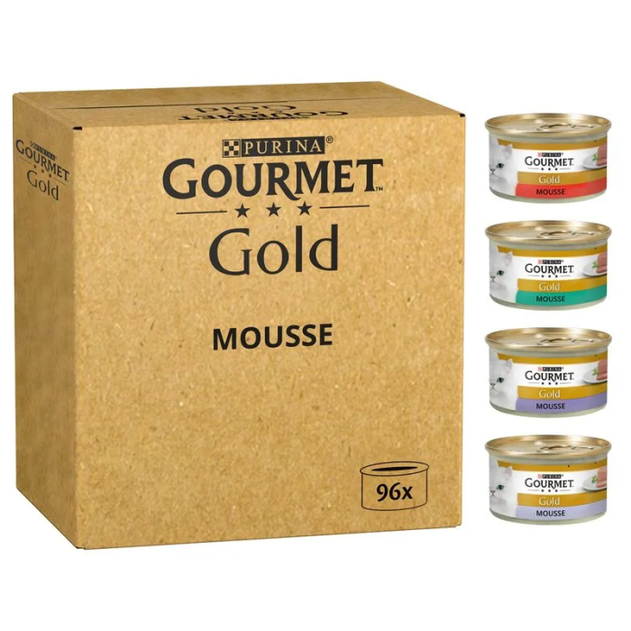 Purina Gourmet Gold Multi Mega D Mousse Variado 96x85 gr Online